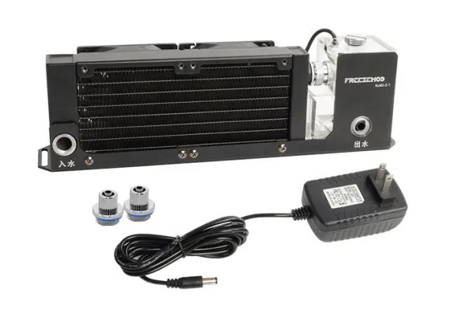 Kit de Resfriamento a Água AIO para Radiador, 2000RPM, Integrado e Externo, Ideal para PC, Celular e Laptop, Compacidade de 160mm
