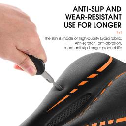 Almofada de gel de silicone biking-soft ocidental para assento de bicicleta, almofada respirável e antiderrapante para mtb e estrada - Image 3