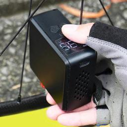 Bicicleta elétrica Bomba de ar, Inflator pneu portátil, Display LCD, USB C, Acessórios de bicicleta, motocicleta, carro, motocicleta, 2400mAh, 150psi - Image 3