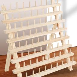 Suporte linha dobrável 30/80/120 carretéis costura bordado rack organizador parede pendurado cones prateleira - Image 5