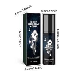 Tinta Spray Brilhante Reflexiva Brilhante para Roupas, Pintura de Segurança para Bicicletas, Brilha no Escuro, 100ml - Image 6