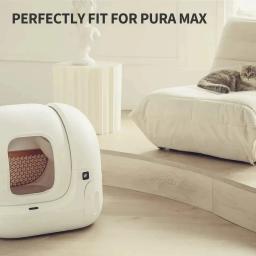 Petkit-eliminador de odores para banheiros, caixa de areia auto-limpante para gatos, materiais de limpeza de ar originais, Pura Max, N50 - Image 4