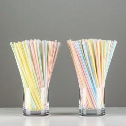 Fluorescente Bendable Canudos, Preto, Bebida De Aniversário, Decoração Do Casamento, Cores Misturadas, Fontes Do Partido - Image 5