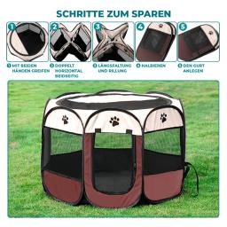 Dobrável impermeável Pet Playpen, Dog Tent, Canil removível Pen, Abajur para gato, Cama de piquenique para cachorro - Image 2