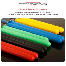 Baquetas personalizadas de nylon para iniciantes, palitos de bateria antiderrapantes, palitos de bateria profissionais, 5A, 1 par - Image 4