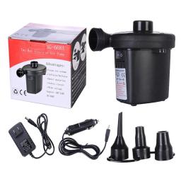 Inflável elétrico Bomba Inflator e Deflator, Quick Air Enchimento Compressor, Colchão de ar, Camping Bomba com 3 bicos, Barcos PVC, DC 12V - Image 6