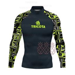 Manga comprida dos homens proteção UV mergulho desgaste, natação Rashguard, surf t-shirts, Rash Guard Swimwear, verão, esportes aquáticos - Image 2