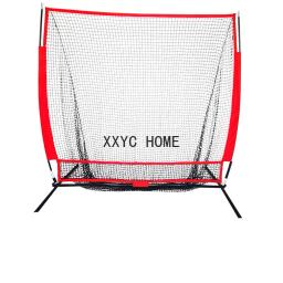 Rede De Prática De Softball De Beisebol Com Moldura, Batendo Pitching Batting, Catching Backstop Equipment, Zona De Strike De Treinamento, 5x5 Pé - Image 1
