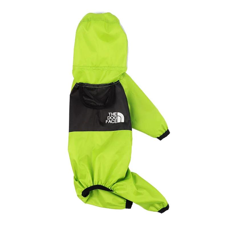 À prova dwaterproof água roupas para animais de estimação casaco de chuva impermeável do plutônio à prova dpu água macacão jaquetas para cães gatos husky teddy corgi - Image 1