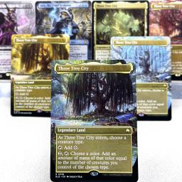 Cartões BLB BLC MH3 OTP HOLO7-I02 Tcg proxys Magical Three Tree City Ygra, Eater of All Maha, as Sua Penas Noite Reunir - Image 6