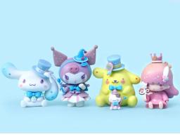 Anime Sanrio Dream Series Figura, Minha Melodia, Pom Pom Purin, Pequeno Gêmeo Estrelas, Kawaii Modelo PVC, Enfeites de Boneca, Presentes para Crianças - Image 6