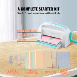 Manual Die Cutting Embossing Machine, Mini Abertura Scrapbooking, Handmake Ferramentas para DIY Art Craft, Decorações Cartão, 6 ", 9" - Image 3