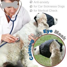 Dog Blinders Calming Cap, Máscara de olho, Nylon Shading, Pet Ansiedade, Focinho, Venda para Grooming, Acessórios Anti Car - Image 3