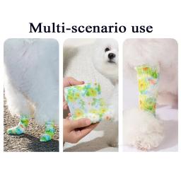 Atadura elástica autoadesiva para animais de estimação, cobertura de perna, cinta antisujeira, não tecido, suprimentos coesivos, ataduras para cão e gato - Image 5