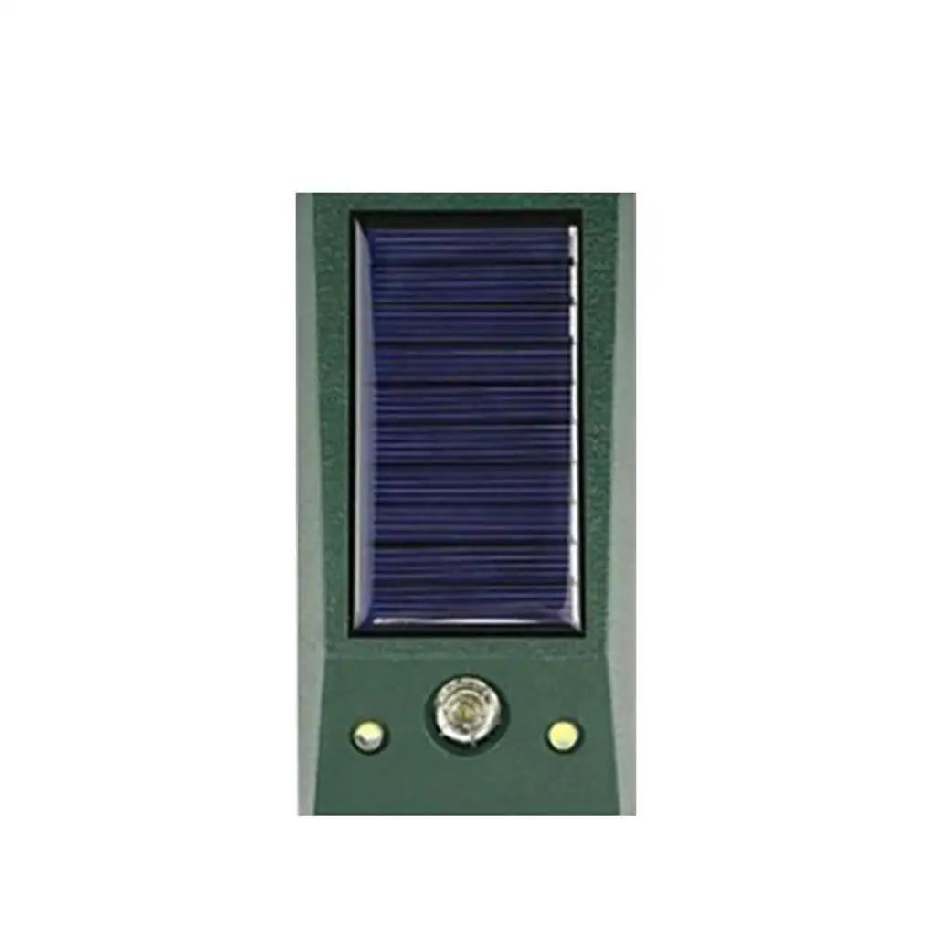 Repelente animal ultra-sônico alimentado solar ao ar livre, pombo Scarer, à prova d'água cão gato ratos, jardim sensor infravermelho repelente - Image 1