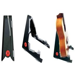 Suporte de instrumentos de dobramento para ukelele violino bandolim suporte de suporte dobrável um-frame universal compacto espaço-economia - Image 6
