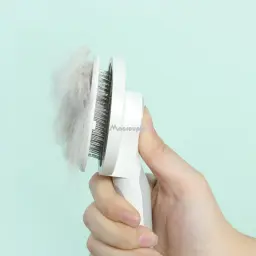 Auto limpeza slicker escova para cão e gato remove undercoat emaranhado cabelo massagens partícula pet pente melhora a circulação - Image 3