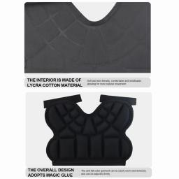 Protetor de quadril espessado unisex, EVA Hip Protective Pads, Almofada de esqui anti-queda ajustável para patinação, Snowboard de esqui - Image 5