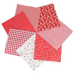 Tecido De Algodão Quadrados Patchwork Artesanato, Costura Quilting Material, Itens Artesanais ou Quilts, Atenção à Garantia Detalhe, 7Pcs - Image 2