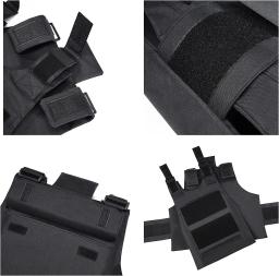 Tactical proteger colete, Multi-funcional Combat Vest, Treinamento ao ar livre, Equipamento leve, Desmontagem rápida - Image 4