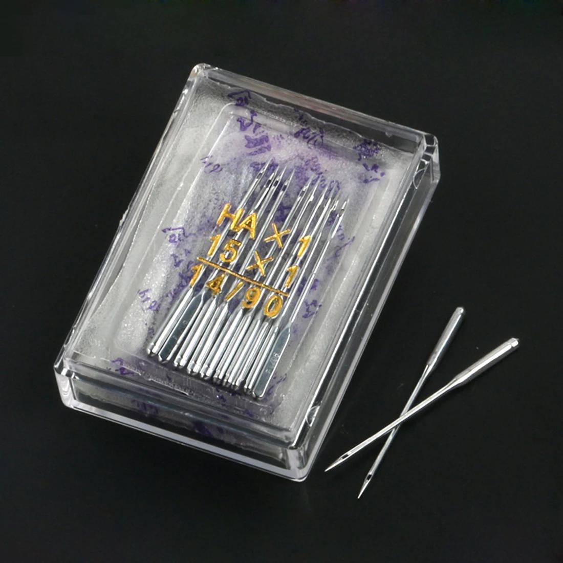 Agulhas para máquinas de costura domésticas, Cantor Irmão Janome, HA x 1, #9, #11, #12, #14, #16, #18, #20, #21, #22, de alta qualidade, 10 PCes - Image 1