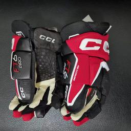 Rollor ao ar livre para treinamento de hóquei, luvas dos jogadores, sênior, preto, vermelho, tamanho do jogador 13, 14 ", FT6 PRO - Image 1