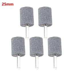 5 pçs rebolo polimento bit 6mm haste redonda cilíndrica cônica afiar cabeça ferramenta para moedor ferramentas rotativas acessórios - Image 2