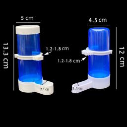 Drinautomático para pássaros, alimentador azul para pássaros, gaiola para papagaio, ferramenta de alimentação, bowls e drin, 1 unidade - Image 6
