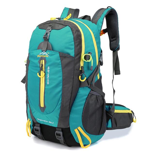 Mochila Multifuncional Resistente à Água 40L para Viagens, Acampamentos e Atividades ao Ar Livre