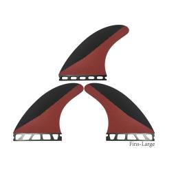 FCS1 FCS2 FUTURE Red Surfboard Fin para esportes aquáticos, feito de fibra de vidro Honeycomb, acessórios de praia, apto para G3, G5, G7 - Image 2