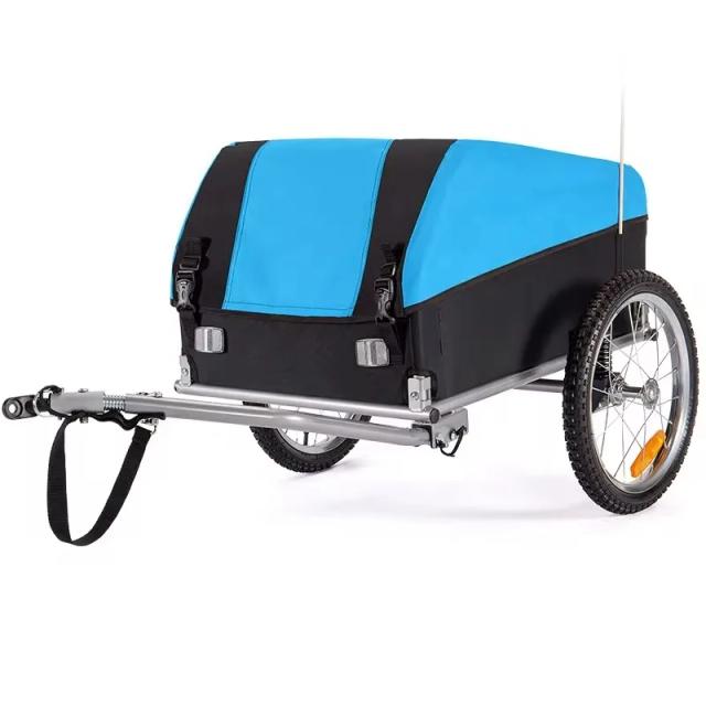 Acessórios para Transporte de Bicicleta Dobrável: Reboque para Cães e Bagagens em Acampamentos