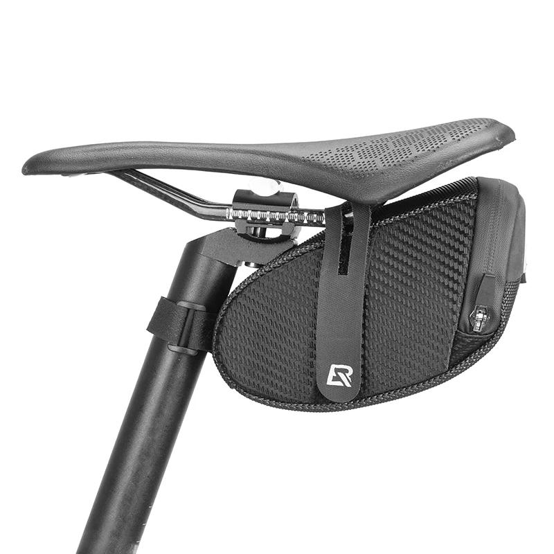 ROCKBROS Saco Impermeável de Bicicleta, Grande Capacidade, Liberação Rápida, Selim, Shockproof, Double Zipper, Acessórios para Bolsas, 1.7L - Image 1