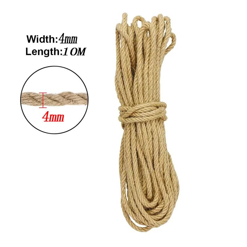 Corda de Sisal Natural para Gatos Cat Scratcher Brinquedo Garra de Pata Protetor de Móveis Árvore Torre de Escalada, Corda de Encadernação, DIY - Image 1