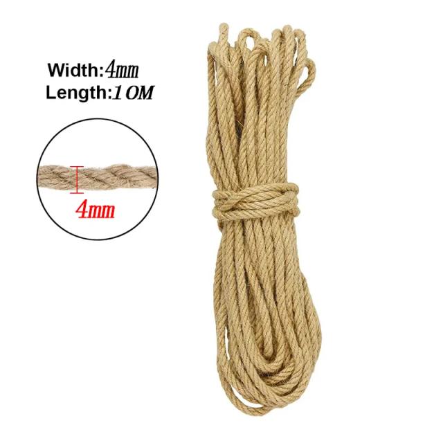 Brinquedo de Corda de Sisal Natural para Gatos - Protetor de Móveis e Cat Scratcher para Escalada e Entretenimento DIY