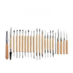DIY Cerâmica Escultura Clay, Polymer Tool Set, Iniciante's Multi-Ferramentas, Artesanato Escultura, Cerâmica Modelagem, Carving Kit de Cera, 43pcs - Image 3