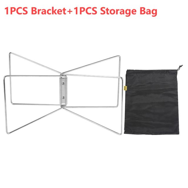 Suporte para Caixa Térmica com Saco de Armazenamento e Prateleira Dobrável - Ideal para Acampamento e Atividades ao Ar Livre