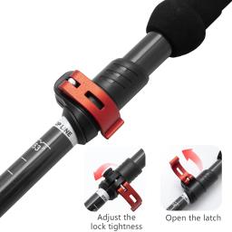 BISINNA 1pcs/2pcs Folding Trekking Polos De Fibra De Carbono Dobrável Telescópica Varas Leve Vara De Caminhada Escalada - Image 5