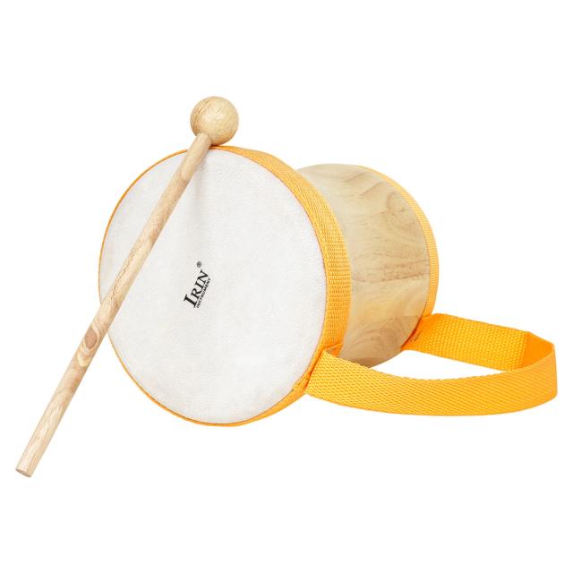 Bateria Profissional IRIN com Baquetas e Pele de Carneiro - Ideal para Música Infantil e Presentes Criativos