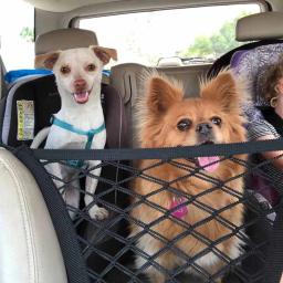 Pet Car Elastic Segurança Isolamento Net, Viagem Isolamento Barreira Mesh, Anti-Colisão, Cão Suprimentos, Crianças - Image 5