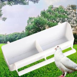 Alimentador de grande capacidade estendido para pássaros, comida caixa, gaiola de estimação, alimentação água papagaio, pombo, mynah Dropship - Image 4