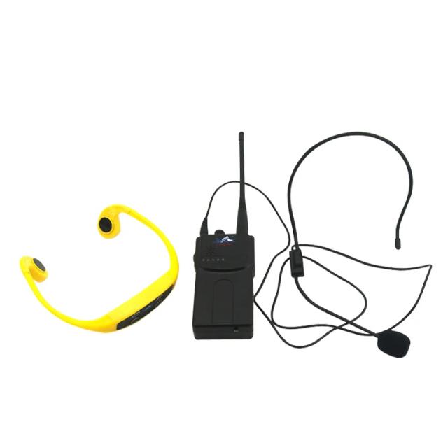Natação 2021: Fones de Condução Óssea para Treinadores com Walkie Talkie