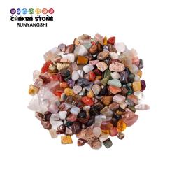 Pedra Colorida De Cristal Natural, Decoração Do Tanque De Peixes De Aquário, Ornamento Do Jardim Ao Ar Livre, Utensílios Domésticos, Saco Do Presente, 100g por Saco - Image 1