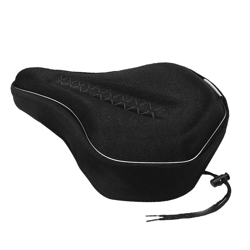 Gel Almofada de assento de bicicleta acolchoada extra macia, confortável, compatível com assentos estreitos para equitação, exercício - Image 1