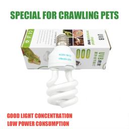 Energy Saving UV Bulb para Reptile, Cálcio Suplemento Lâmpada para Anfíbios Tartarugas Marinhas, UVB5.0, E27, 13W, 26W, 10.0 - Image 2