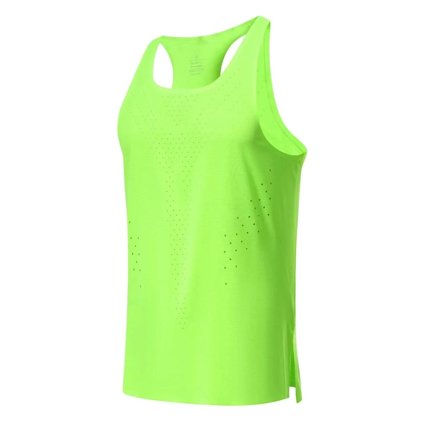 Camisola de Alças Masculina e Feminina de Atletismo, Colete Running, Speed Sports, Camisas Fitness, Rapazes Atleta, Atletismo, Maratona, Roupas Sem Mangas - Image 1