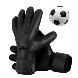 Luvas de borracha anti-derrapante Goalkeeper para crianças, competição, dupla camada, pulso, jogar futebol, amortecimento, tamanho 5-10, 1 par - Image 1