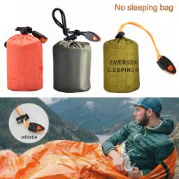 Outdoor impermeável e Windproof saco de dormir PE, portátil Bivy Sack, cobertor térmico, Camping e Caminhadas Equipamentos - Image 1