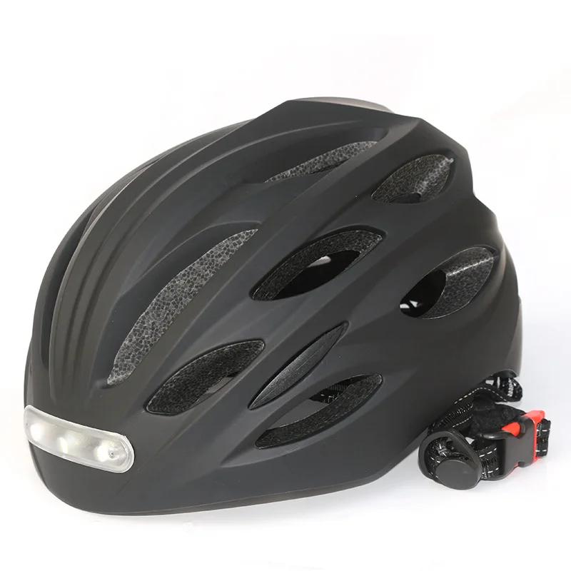 Capacete de bicicleta com LED Light Cap para homens e mulheres, lâmpada de ciclismo, inteligente, farol traseiro para scooter, motocicleta, ciclismo, crianças, bicicleta - Image 1