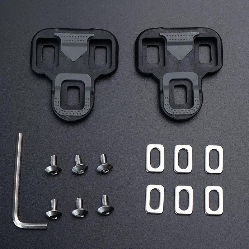 Grampos de bicicleta compatíveis com sistema de travamento automático, Pedais de ciclismo, 4,5 graus Float bicicleta Pedal Acessórios - Image 1