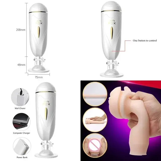 Copo Masturbador Masculino Erótico com Mordaça, Silicone Realista e Estímulo para Momentos de Prazer em 2024